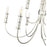 Millennium Lighting Potiss 9Lt Chandelier, Polished Nickel