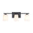 Millennium Lighting 3 Light Vanity, Matte Black/Etched White