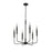 Millennium Lighting Savanne 6Lt 26" Chandelier, Black