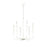 Millennium Lighting Savanne 6 Light 26" Chandelier, Textured White