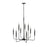 Millennium Lighting Savanne 9Lt Chandelier, Black