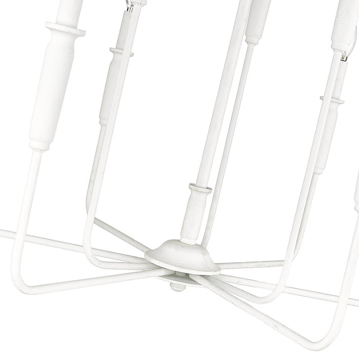 Millennium Lighting Savanne 9Lt Chandelier, Textured White