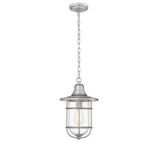 Millennium Lighting 1 Light Outdoor Pendant, Galvanized - 2932-GA