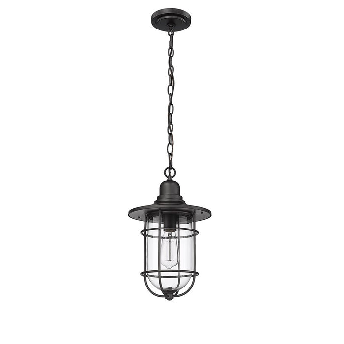 Millennium Lighting 1Lt Outdoor Hanging Lantern, Black
