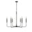 Millennium Lighting Savanne 6Lt 31" Chandelier, Black - 29406-MB