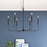 Millennium Lighting Savanne 6Lt 31" Chandelier, Black