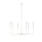 Millennium Lighting Savanne 6Lt Chandelier, Textured White