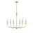 Millennium Lighting Savanne 6Lt Chandelier, Vintage Brass - 29506-VB