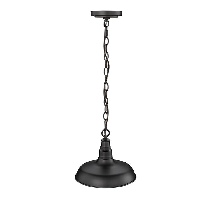 Millennium Lighting Milltown 1Lt Outdoor Hanging Lantern, Black