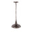 Millennium Lighting Milltown 1Lt Outdoor Pendant, Coated Bronze