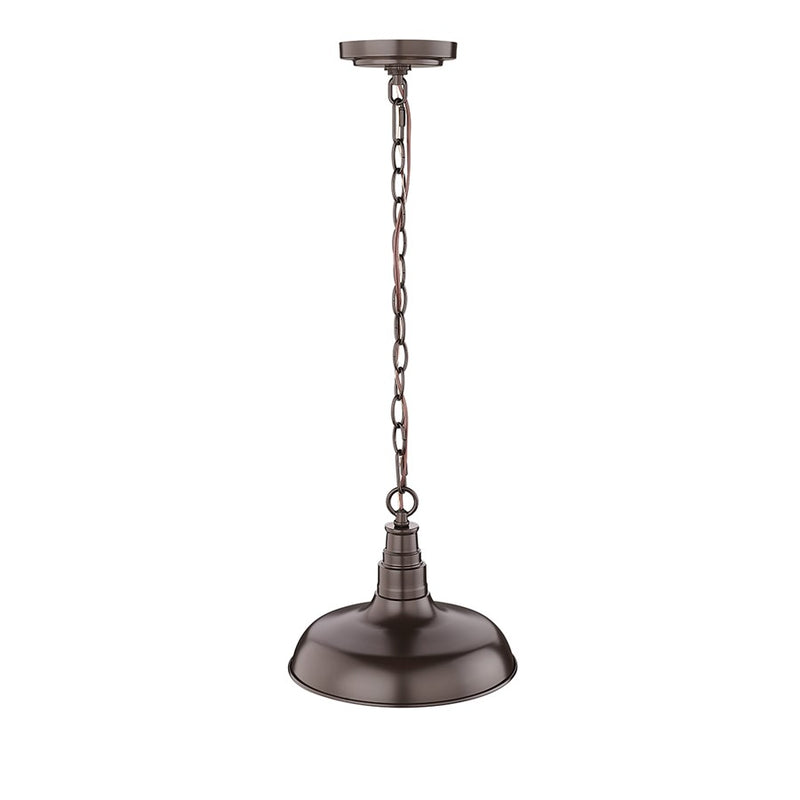 Millennium Lighting Milltown 1Lt Outdoor Pendant, Coated Bronze