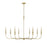 Millennium Lighting Savanne 8Lt Chandelier, Vintage Brass - 29608-VB
