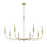 Millennium Lighting Savanne 8Lt Chandelier, Vintage Brass