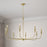 Millennium Lighting Savanne 8Lt Chandelier, Vintage Brass
