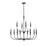 Millennium Lighting Savanne 12Lt Chandelier, Black - 29612-MB