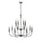 Millennium Lighting Savanne 12Lt Chandelier, Black