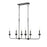 Millennium Lighting Freesia 6 Light 23" Chandelier, Matte Black