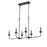 Millennium Lighting Freesia 6 Light 23" Chandelier, Matte Black