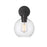 Millennium Lighting Basin 1Lt Outdoor Wall Sconce, Black - 2981-PBK
