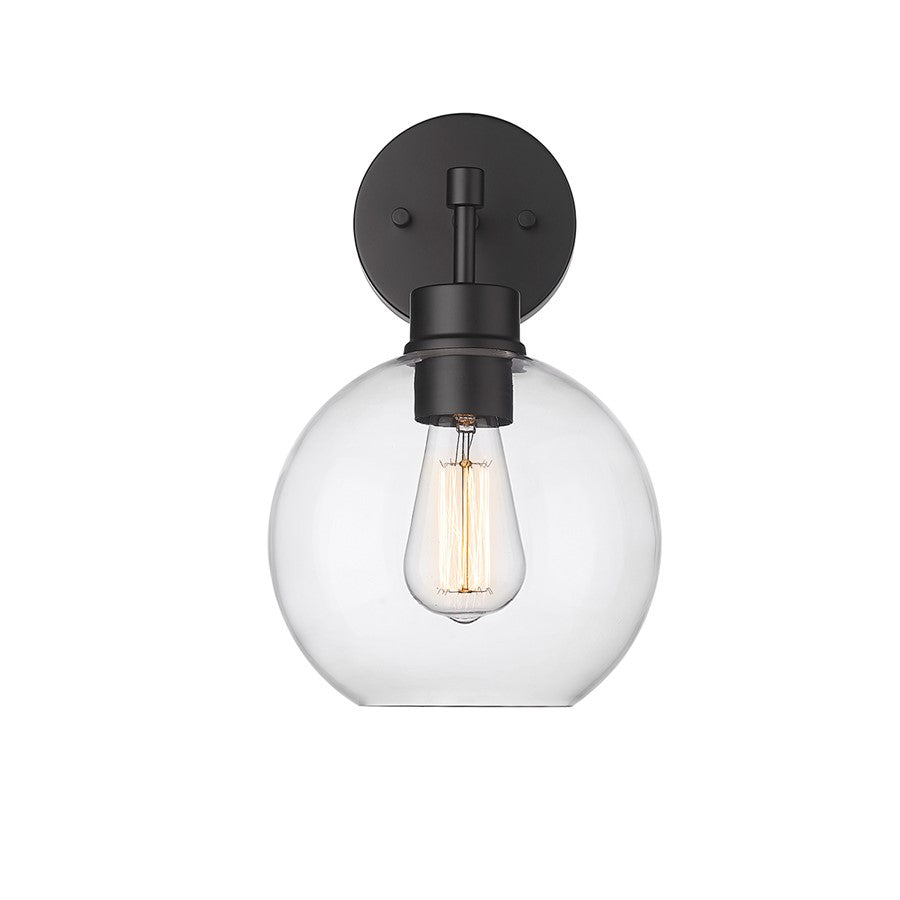 Millennium Lighting Basin 1Lt Outdoor Wall Sconce, Black - 2981-PBK