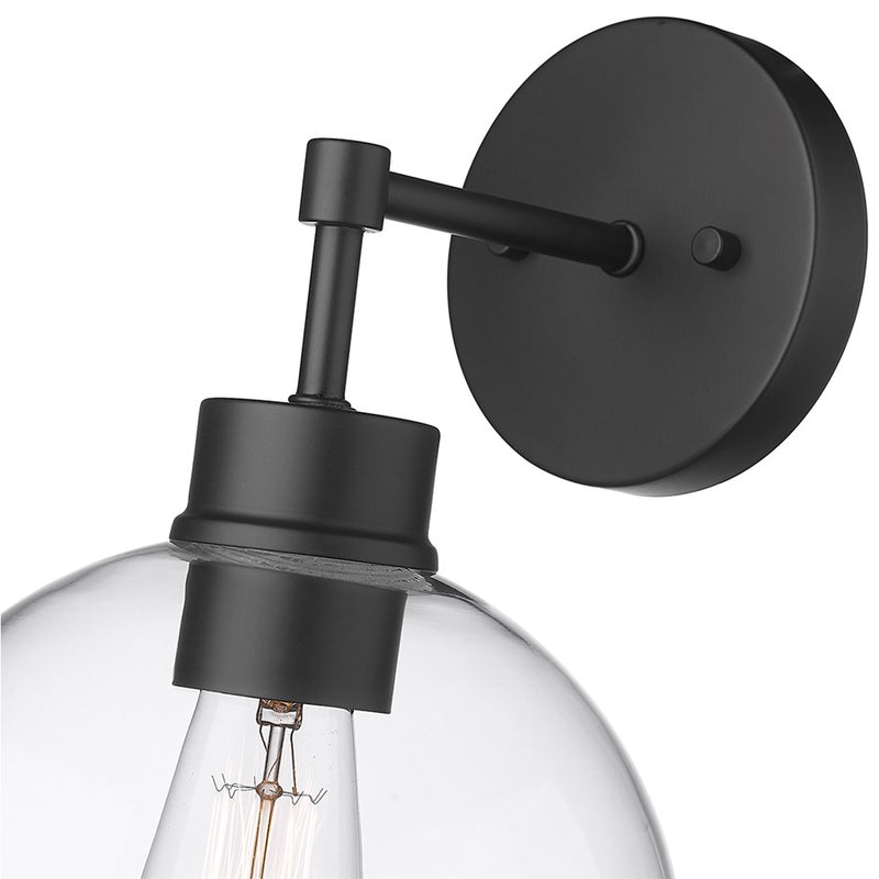 Millennium Lighting Basin 1Lt Outdoor Wall Sconce, Black