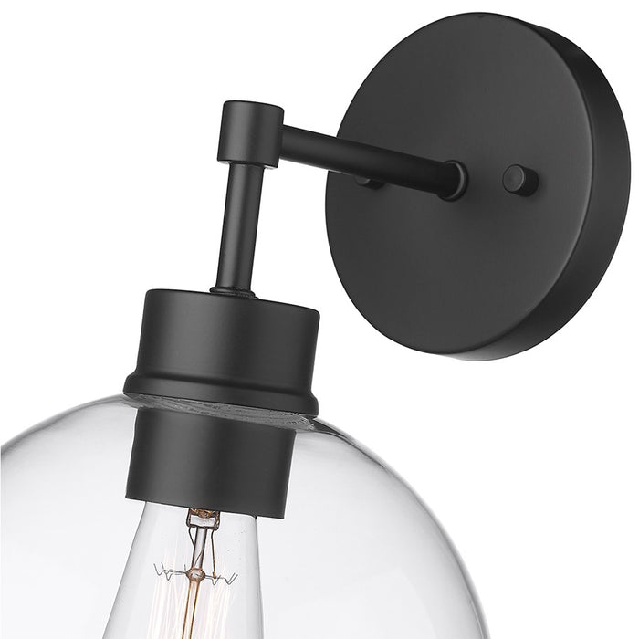 Millennium Lighting Basin 1Lt Outdoor Wall Sconce, Black