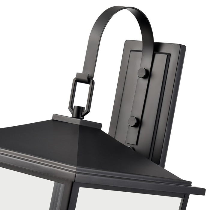 Millennium Lighting Fetterton 4Lt Outdoor Wall Sconce, Black/Clear