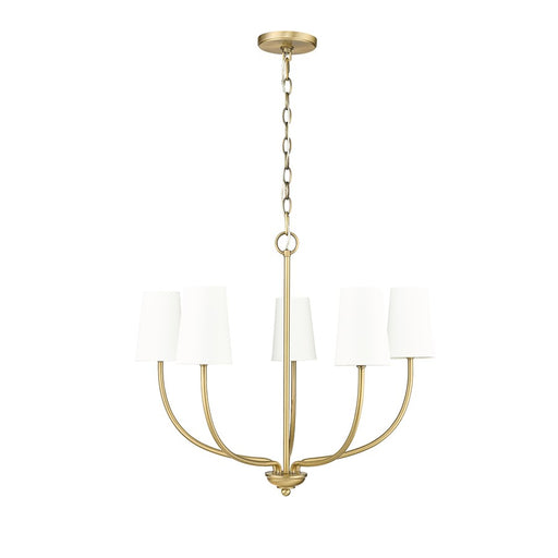 Millennium Lighting Kandor 5Lt Chandelier, Vintage Brass - 29905-VB