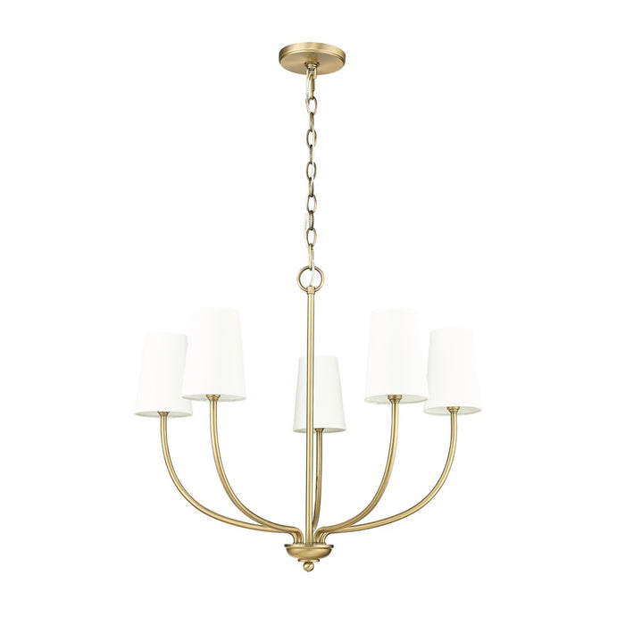 Millennium Lighting Kandor 5Lt Chandelier, Vintage Brass