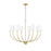 Millennium Lighting Kandor 8Lt Chandelier, Vintage Brass - 29908-VB