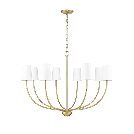 Millennium Lighting Kandor 8Lt Chandelier, Vintage Brass - 29908-VB