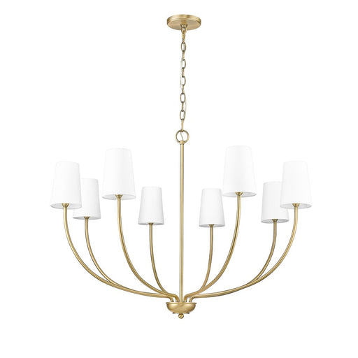 Millennium Lighting Kandor 8Lt Chandelier, Vintage Brass