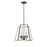 Millennium Lighting Bonnie 4Lt Pendant, Black/Grey Wood