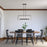 Millennium Lighting Bonnie 5Lt Chandelier, Black/Grey Wood