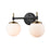Millennium Lighting Vanity Light, Opal Glass