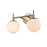 Millennium Lighting Vanity Light, Opal Glass