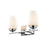 Millennium Lighting Vanity, Chrome/Etched White