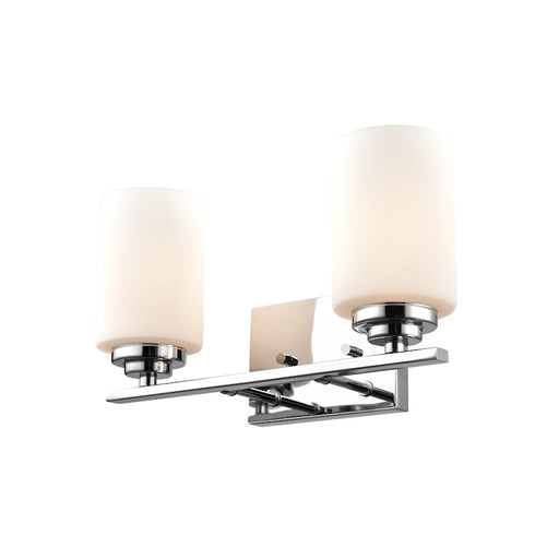 Millennium Lighting Vanity, Chrome/Etched White