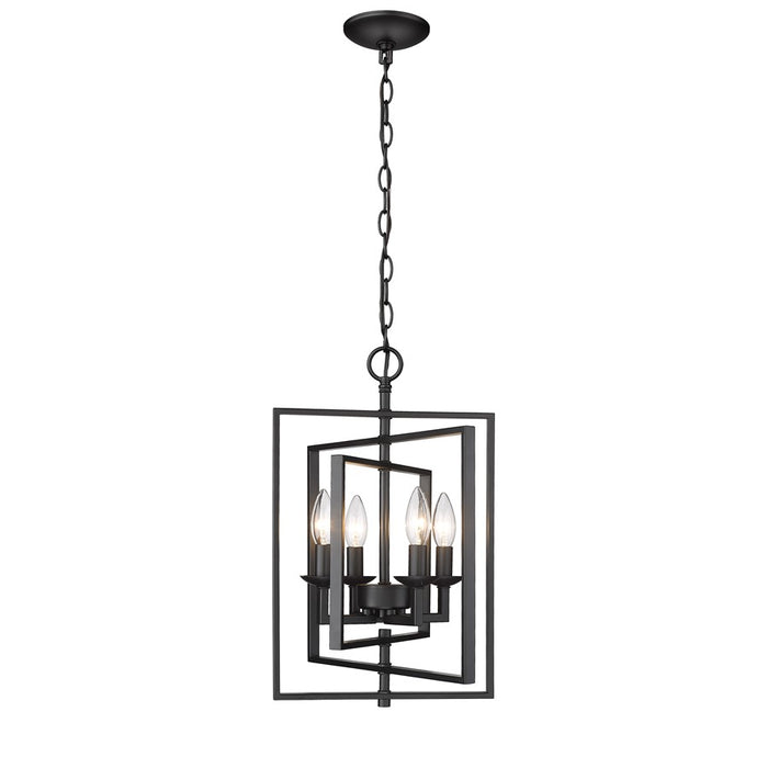 Millennium Lighting Nellis 4Lt 18" Pendant, Black - 3230-MB