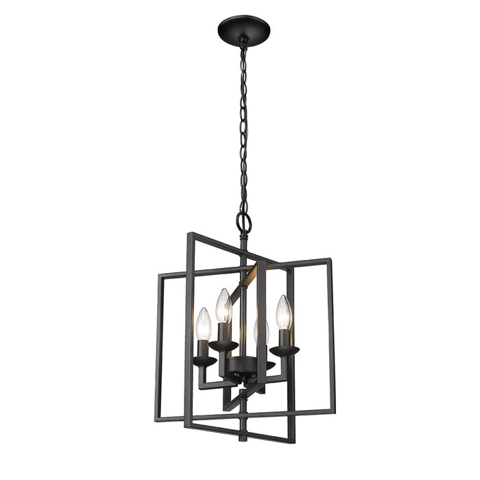 Millennium Lighting Nellis 4Lt 18" Pendant, Black