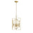 Millennium Lighting Nellis 4Lt 18" Pendant, Modern Gold