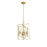 Millennium Lighting Nellis 4Lt 18" Pendant, Modern Gold