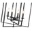 Millennium Lighting Nellis 4Lt 25" Pendant, Black