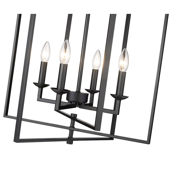 Millennium Lighting Nellis 4Lt 25" Pendant, Black