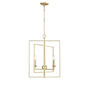 Millennium Lighting Nellis 4Lt 25" Pendant, Modern Gold - 3231-MG
