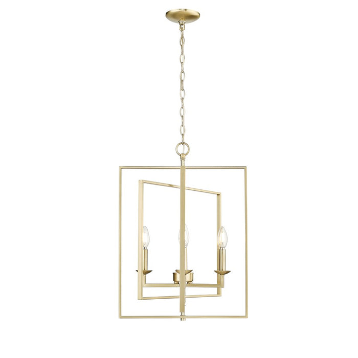 Millennium Lighting Nellis 4Lt 25" Pendant, Modern Gold - 3231-MG