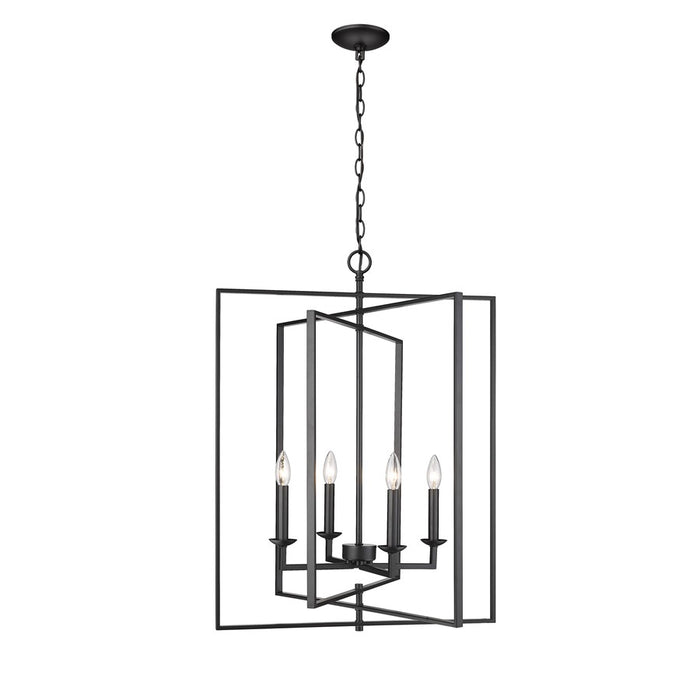 Millennium Lighting Nellis 4Lt 31" Pendant, Black - 3232-MB