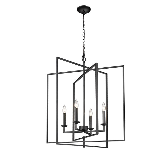 Millennium Lighting Nellis 4Lt 31" Pendant, Black
