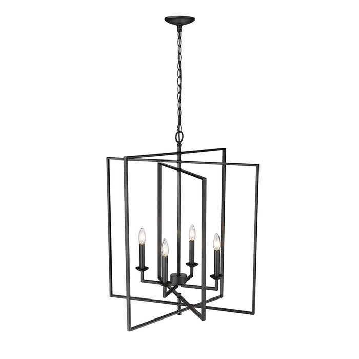 Millennium Lighting Nellis 4Lt 31" Pendant, Black