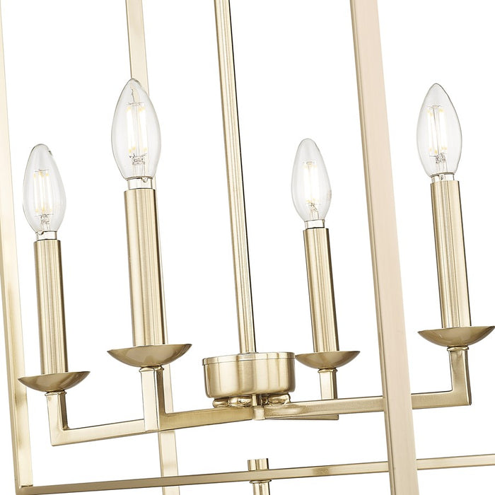 Millennium Lighting Nellis 4Lt 31" Pendant, Modern Gold